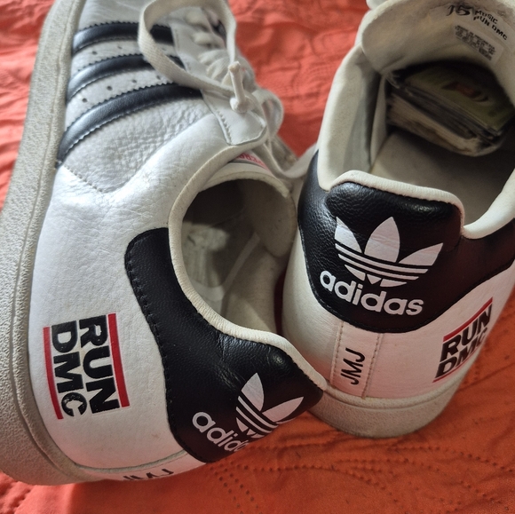 adidas Other - Adidas RUN DMC White and Black Sneakers